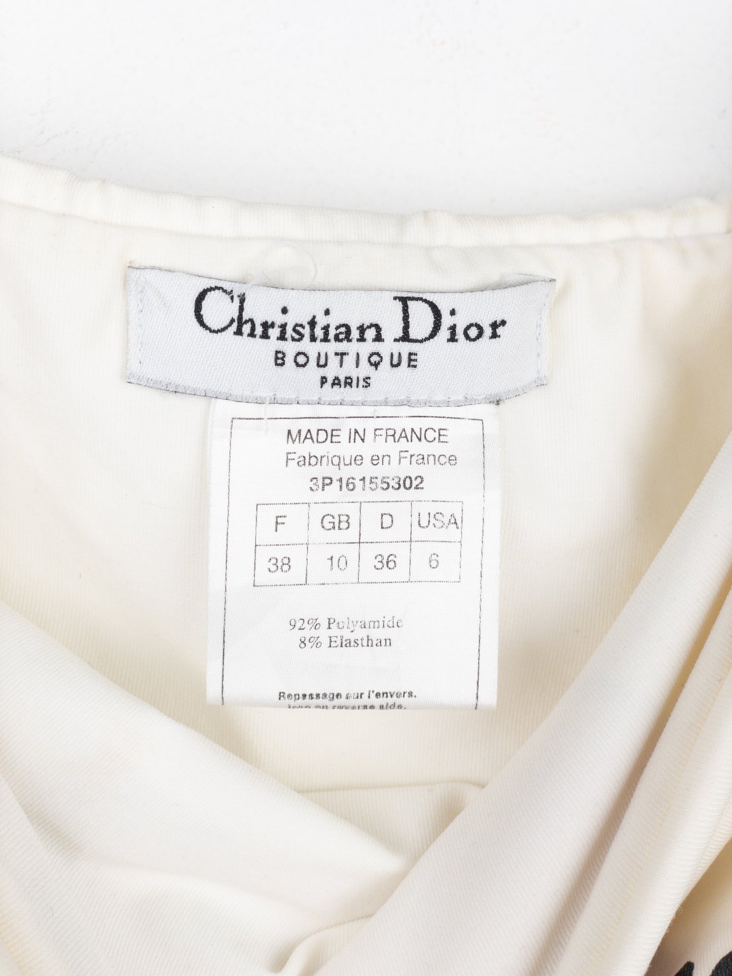 Dior by Galliano AW03 ‘I Love Dior’ Fringe Tube Top