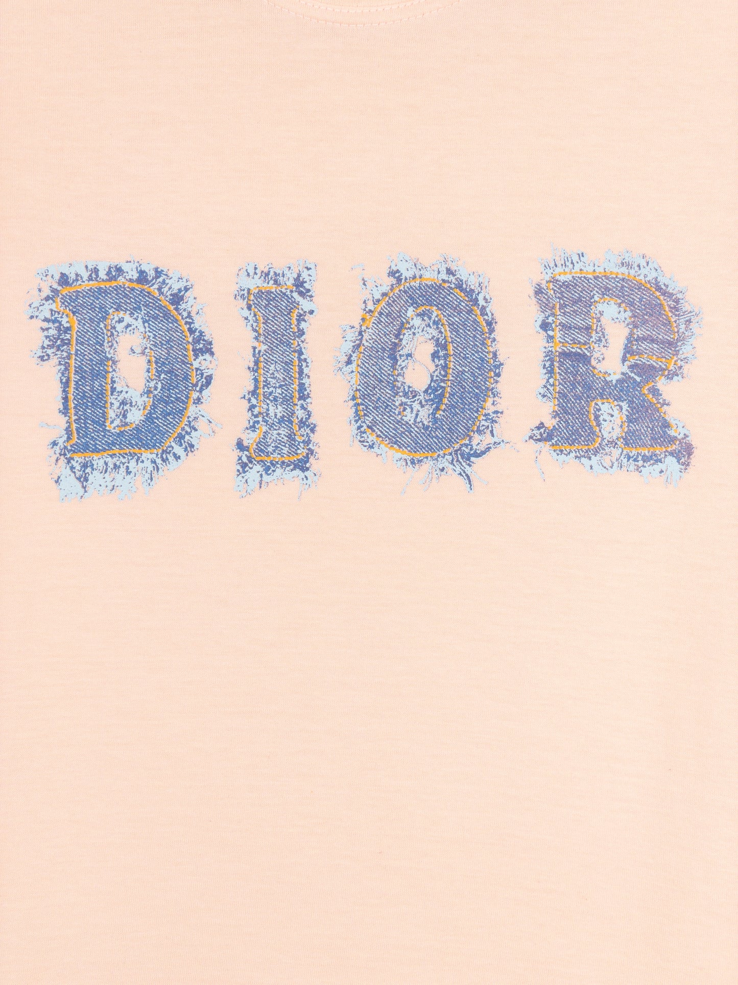 Dior by Galliano SS03 ‘Dior’ Denim Print T-Shirt