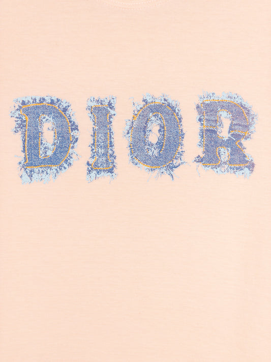 Dior by Galliano SS03 ‘Dior’ Denim Print T-Shirt – photo 4