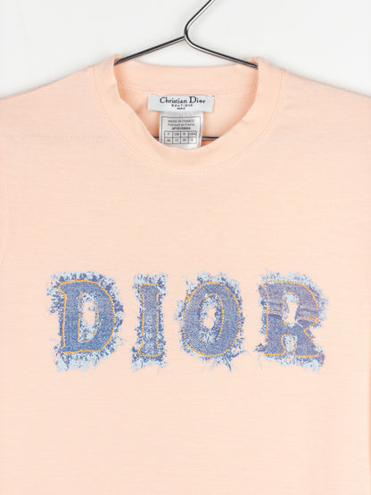 Dior by Galliano SS03 ‘Dior’ Denim Print T-Shirt