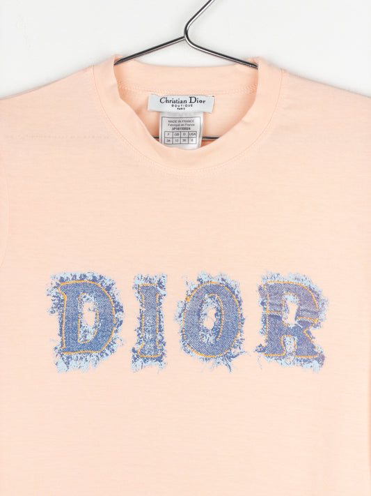 Dior by Galliano SS03 ‘Dior’ Denim Print T-Shirt – photo 5