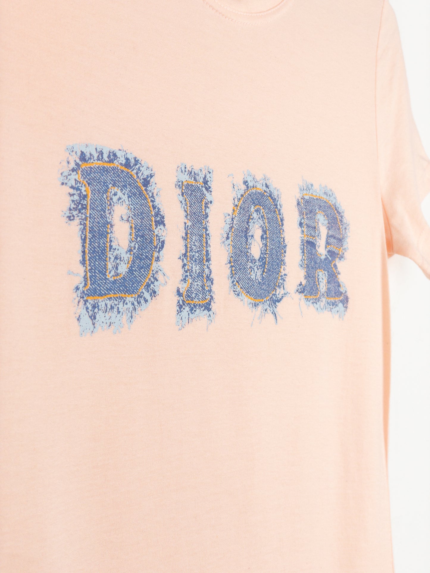 Dior by Galliano SS03 ‘Dior’ Denim Print T-Shirt