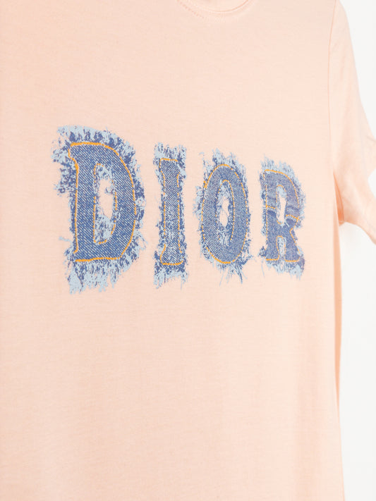 Dior by Galliano SS03 ‘Dior’ Denim Print T-Shirt – photo 7
