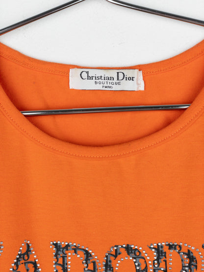 Dior by Galliano AW02 ‘Jadore Dior’ Monogram Rhinestone Tank Top