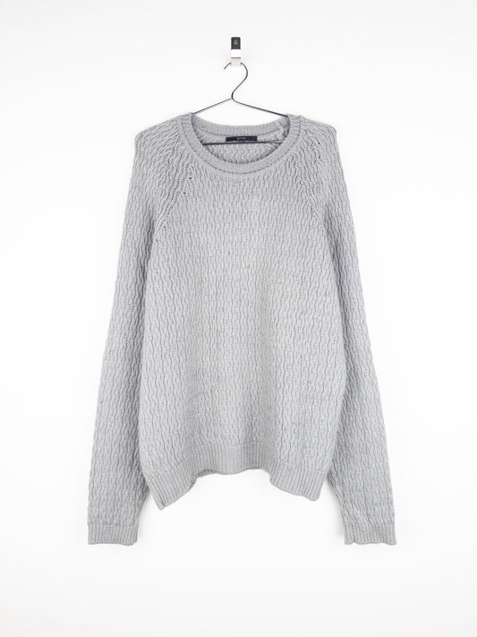 Gucci by Tom Ford 2000s Cable Knit Wave Sweater