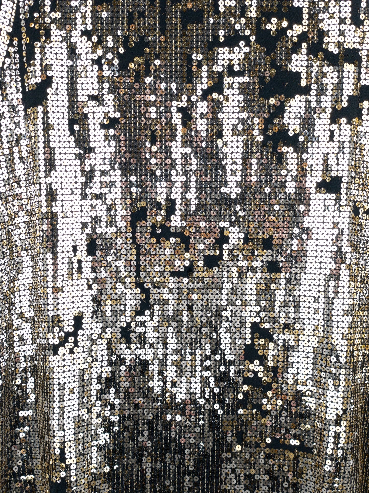 Balmain by Decarnin AW10 Distressed Sequin Tank Top