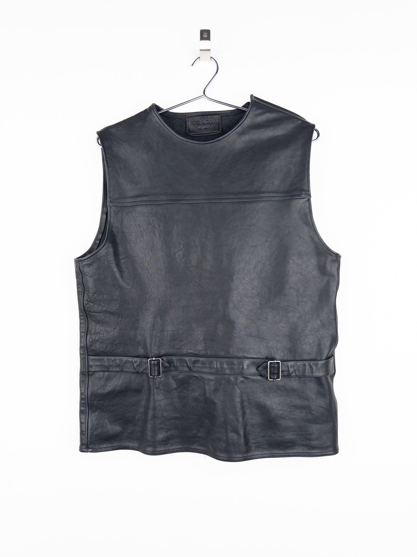 Prada by Raf Simons SS23 Bondage Leather Vest
