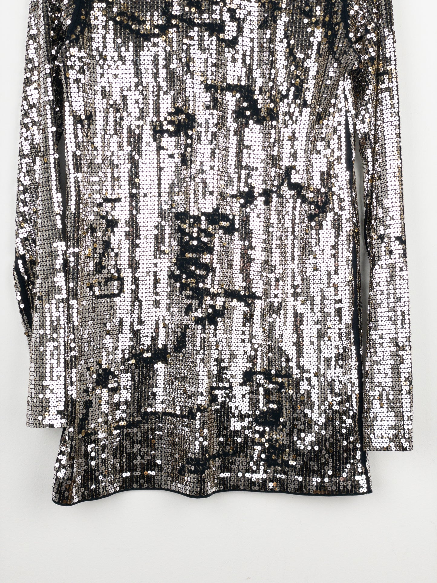 Balmain by Decarnin AW10 Distressed Sequin Longsleeve Shirt
