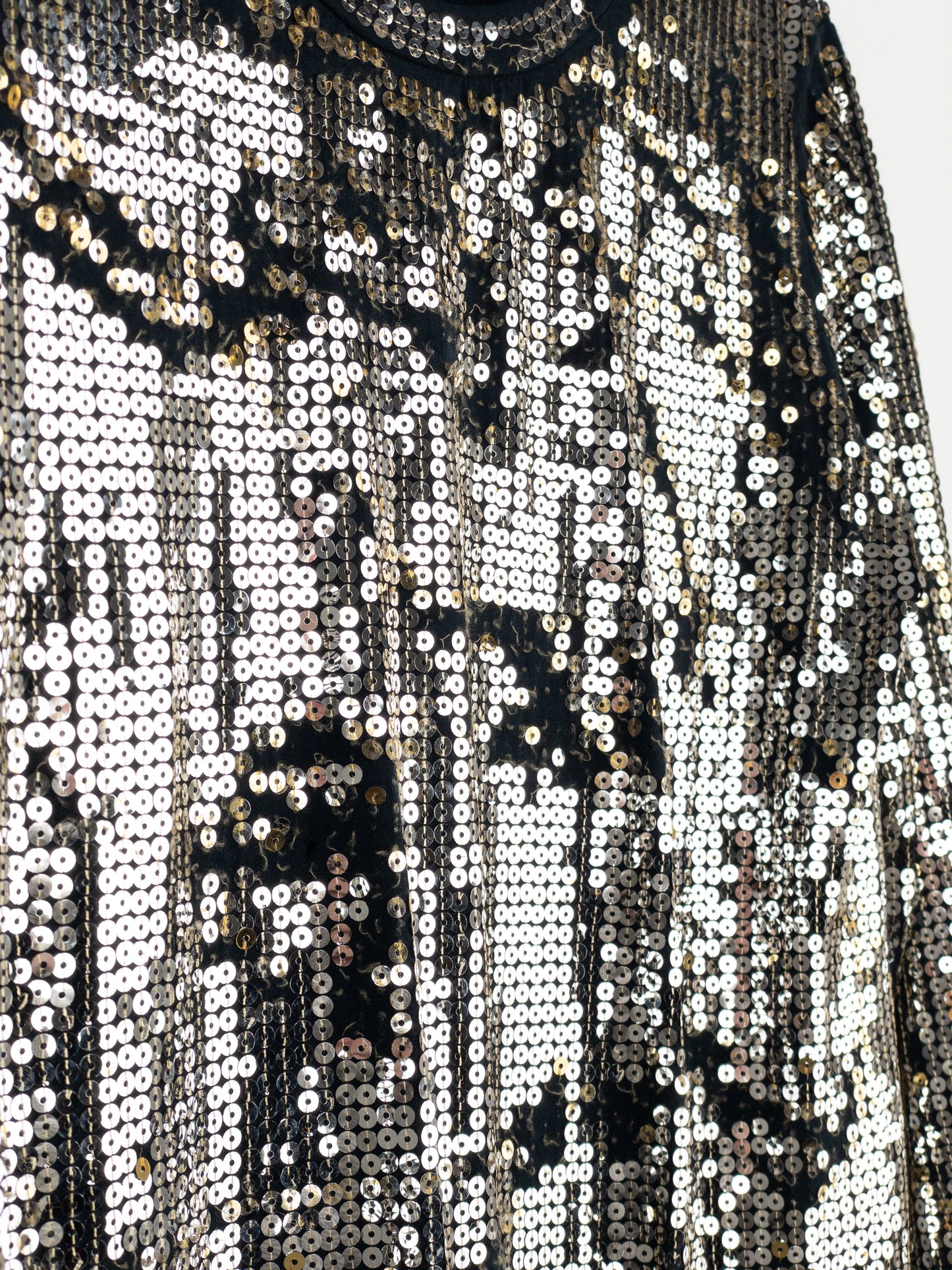 Balmain by Decarnin AW10 Distressed Sequin Longsleeve Shirt