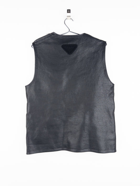 Prada by Raf Simons SS23 Bondage Leather Vest