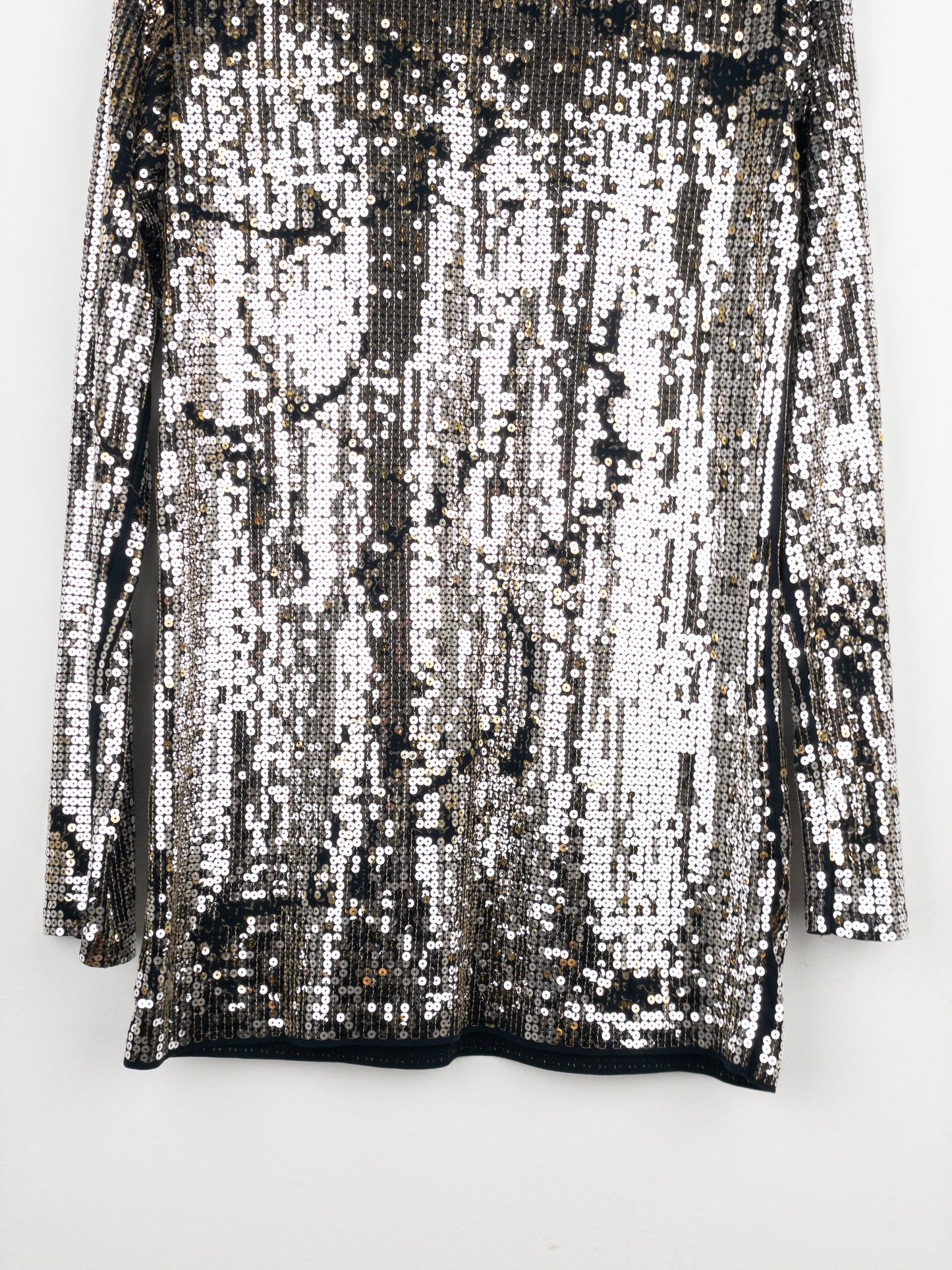 Balmain by Decarnin AW10 Distressed Sequin Longsleeve Shirt