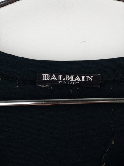 Balmain by Decarnin AW10 Distressed Sequin Longsleeve Shirt