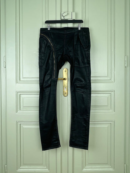 Rick Owens DRKSHDW SS15 "Faun" Coated Denim Aircut Pants