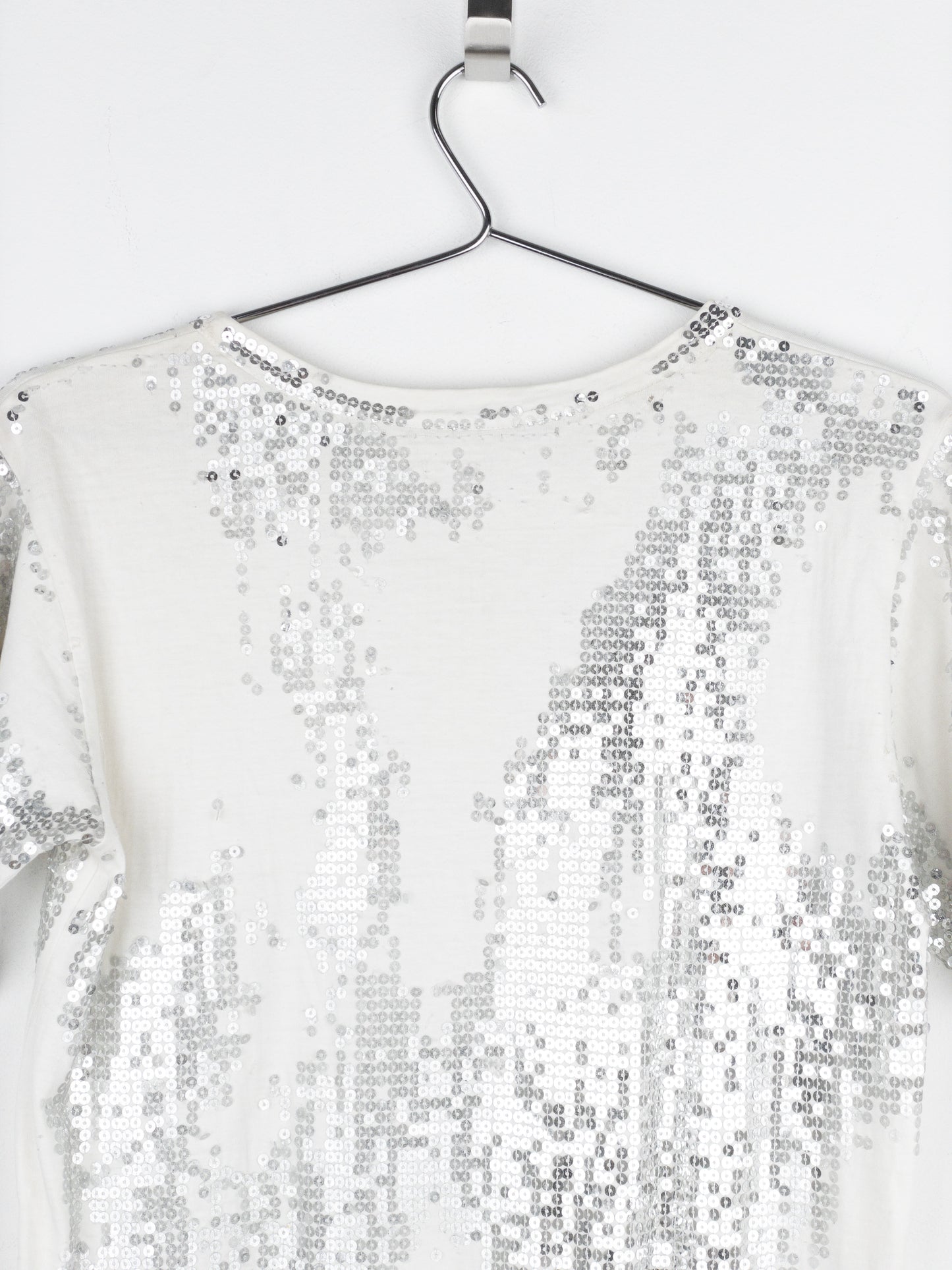 Balmain by Decarnin AW10 Distressed Sequin T-Shirt