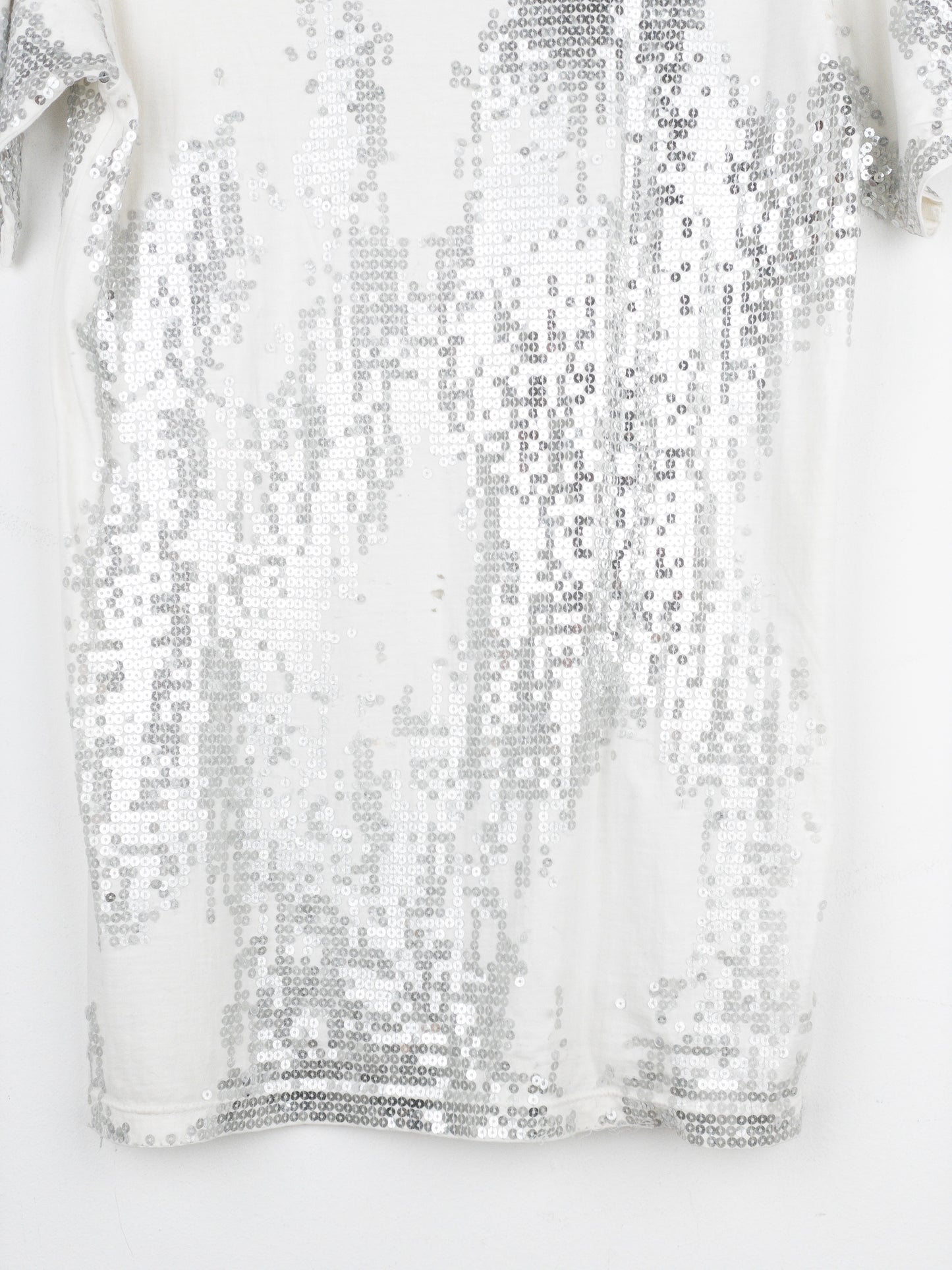 Balmain by Decarnin AW10 Distressed Sequin T-Shirt