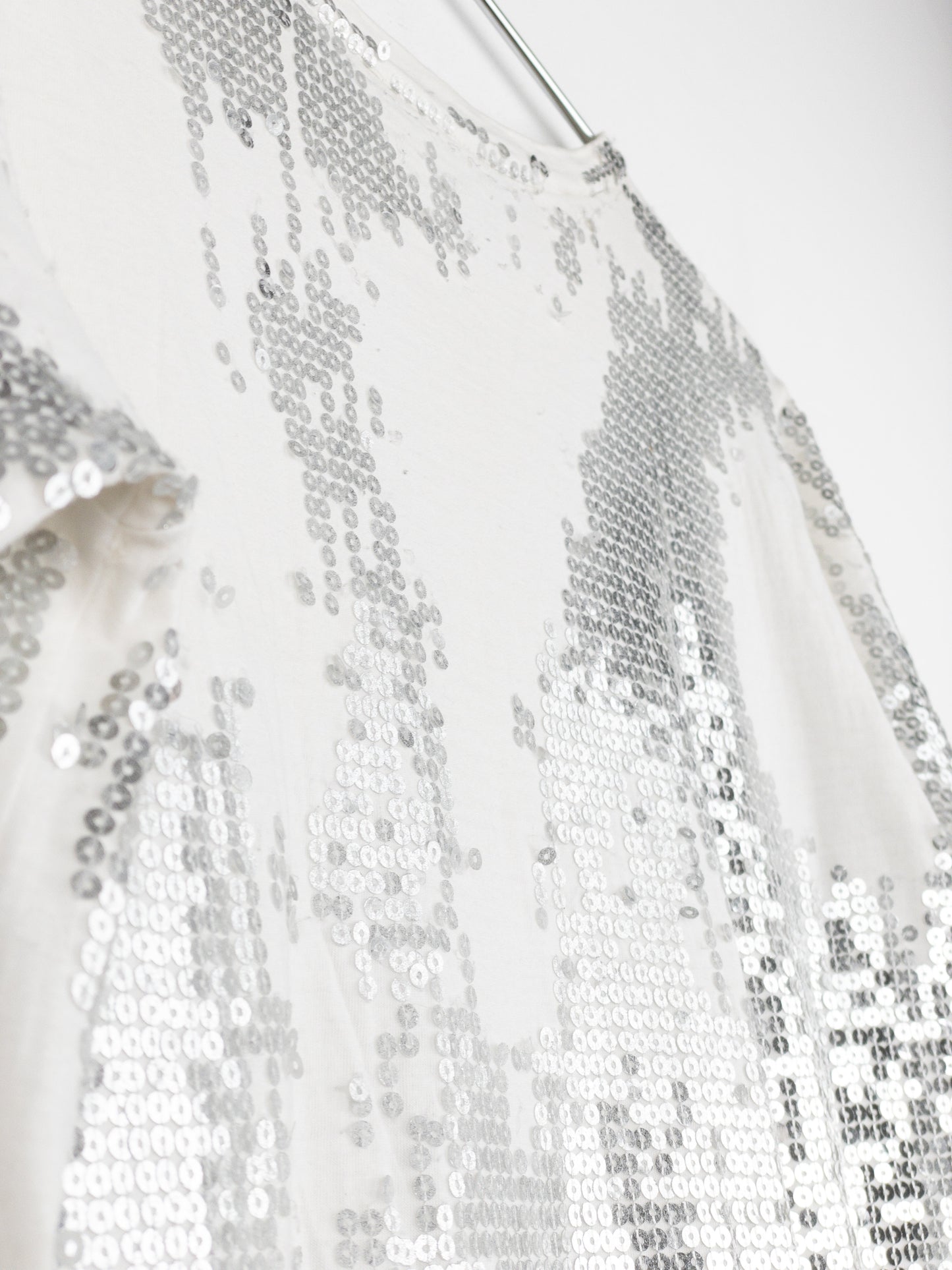 Balmain by Decarnin AW10 Distressed Sequin T-Shirt