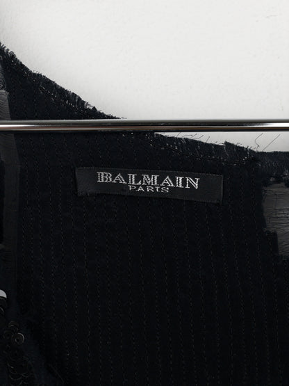 Balmain by Decarnin AW10 Distressed Sequin Tank Top