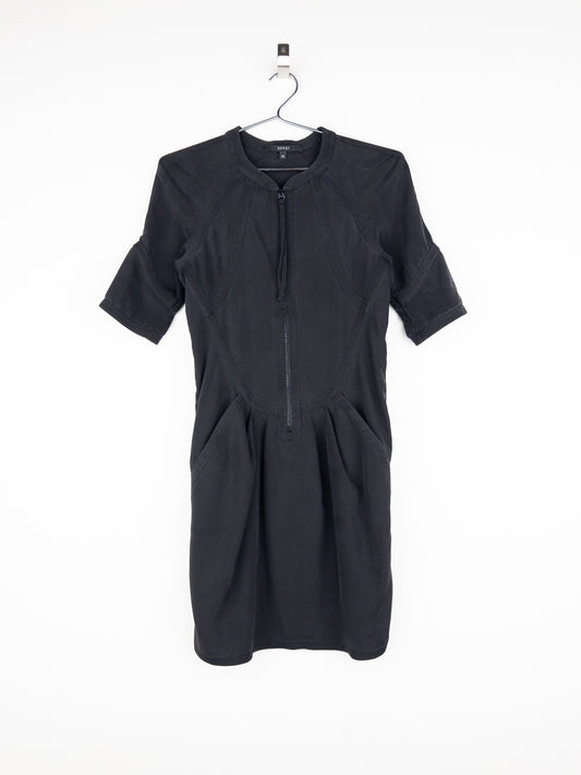 Gucci by Tom Ford 2000s Zipper Panel Mini-Dress
