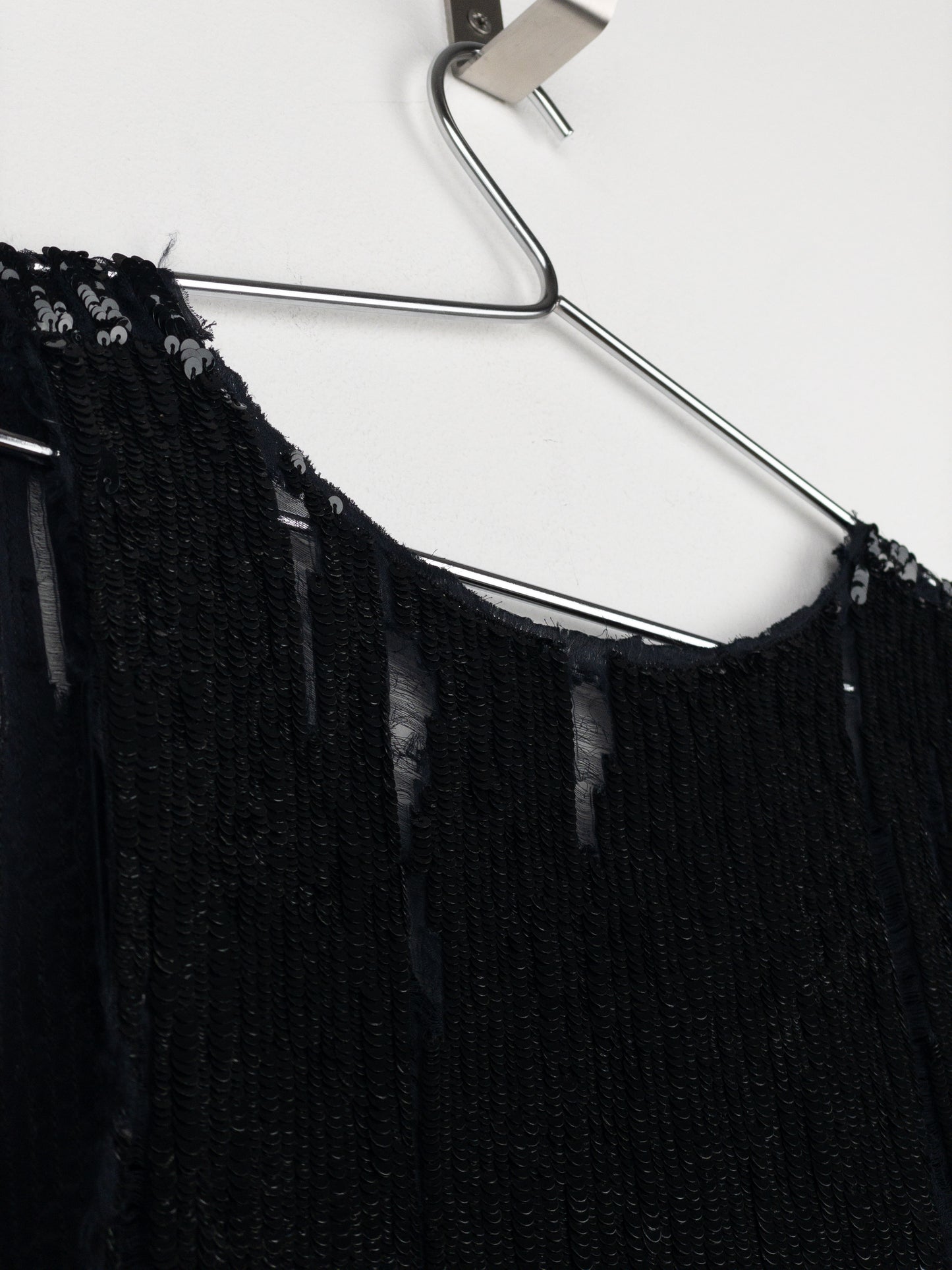 Balmain by Decarnin AW10 Distressed Sequin Tank Top