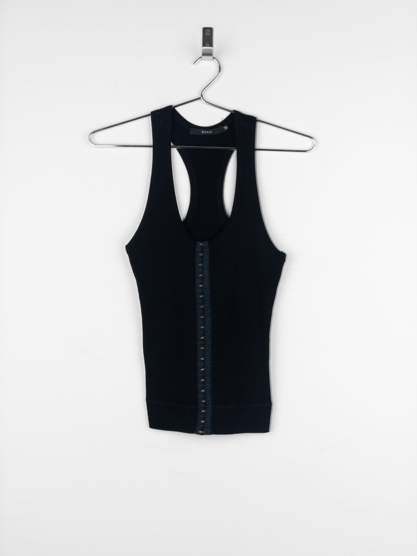Gucci by Tom Ford SS01 Ribbed Corset Tank Top