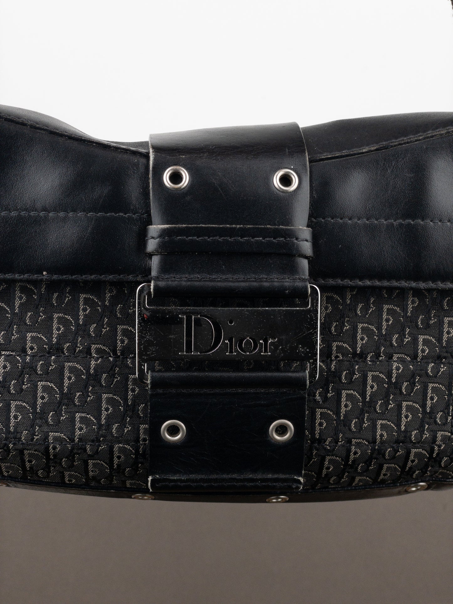 Dior by Galliano AW03 ‘Street Chic’ Columbus Monogram Shoulder Bag