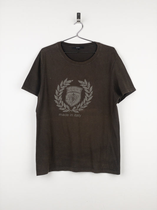 Gucci ‘Made in Italy’ Crest Print T-Shirt