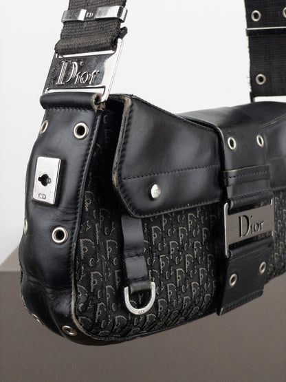 Dior by Galliano AW03 ‘Street Chic’ Columbus Monogram Shoulder Bag