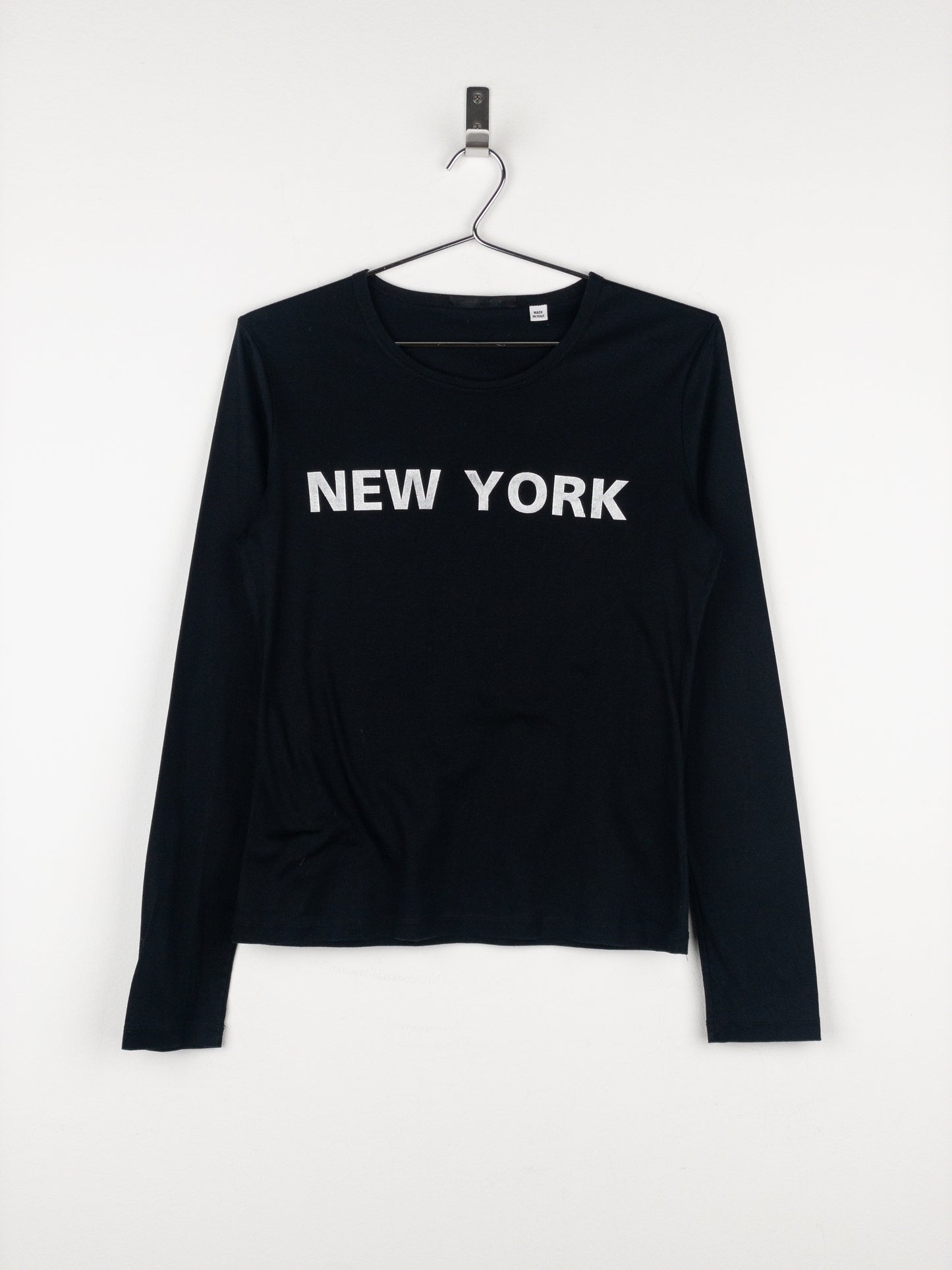 Helmut Lang AW02 ‘New York’ Print Backstage Longsleeve Shirt