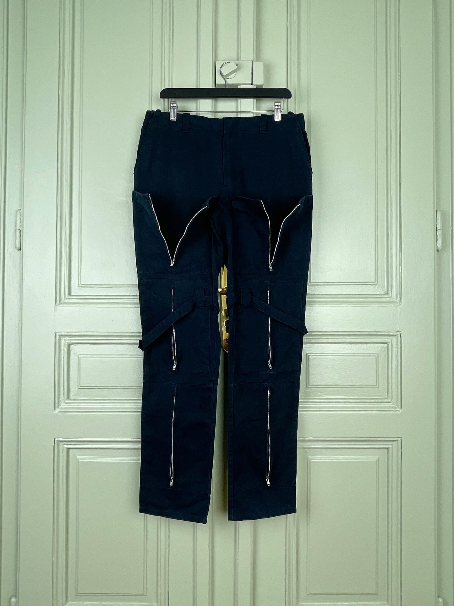 Helmut Lang AW99 Multi-Zipper Bondage Flight Cargo Pants