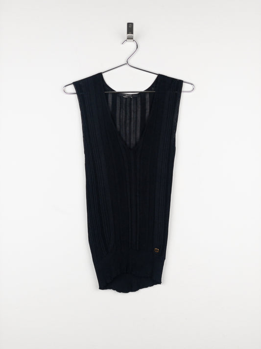 Gucci by Tom Ford 1990s See Through Knit Tank Top