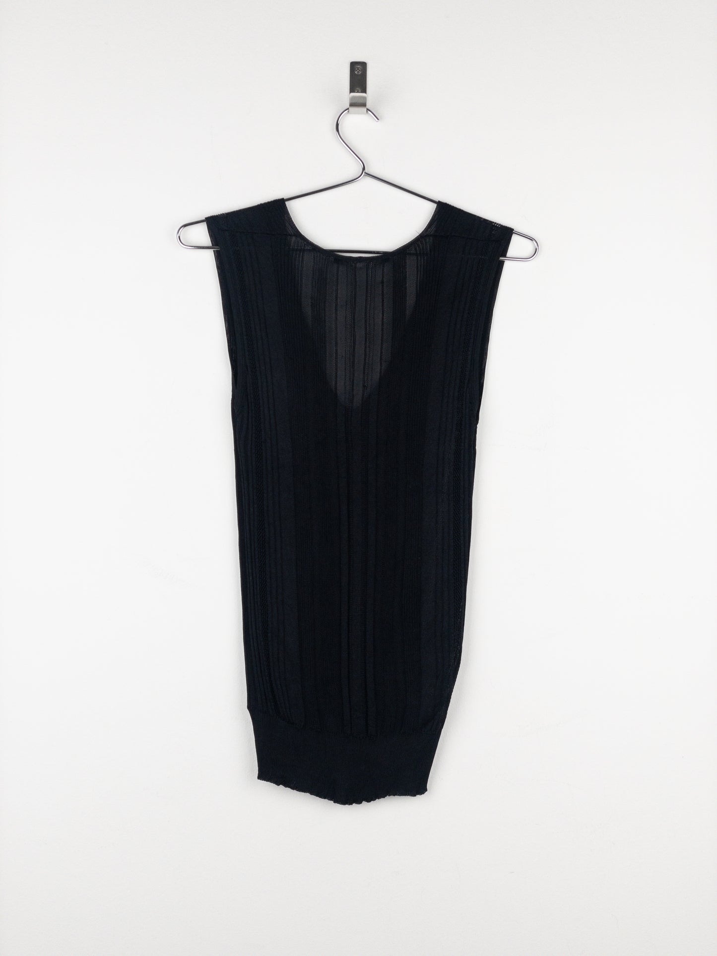 Gucci by Tom Ford 1990s See Through Knit Tank Top