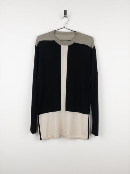 Rick Owens SS09 ‘Strutter’ Sample Geometric Knit Sweater