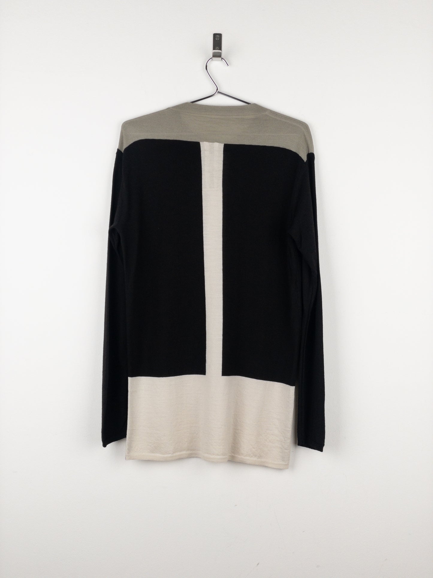 Rick Owens SS09 ‘Strutter’ Sample Geometric Knit Sweater