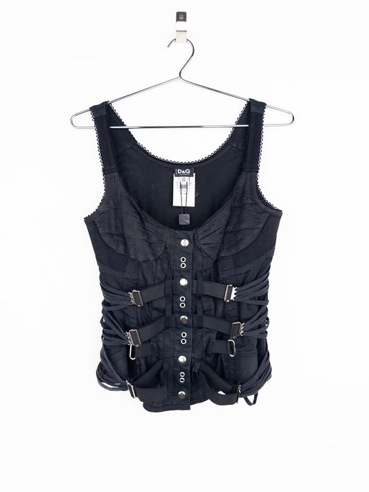 Dolce & Gabbana SS03 Bondage Corset Bustier