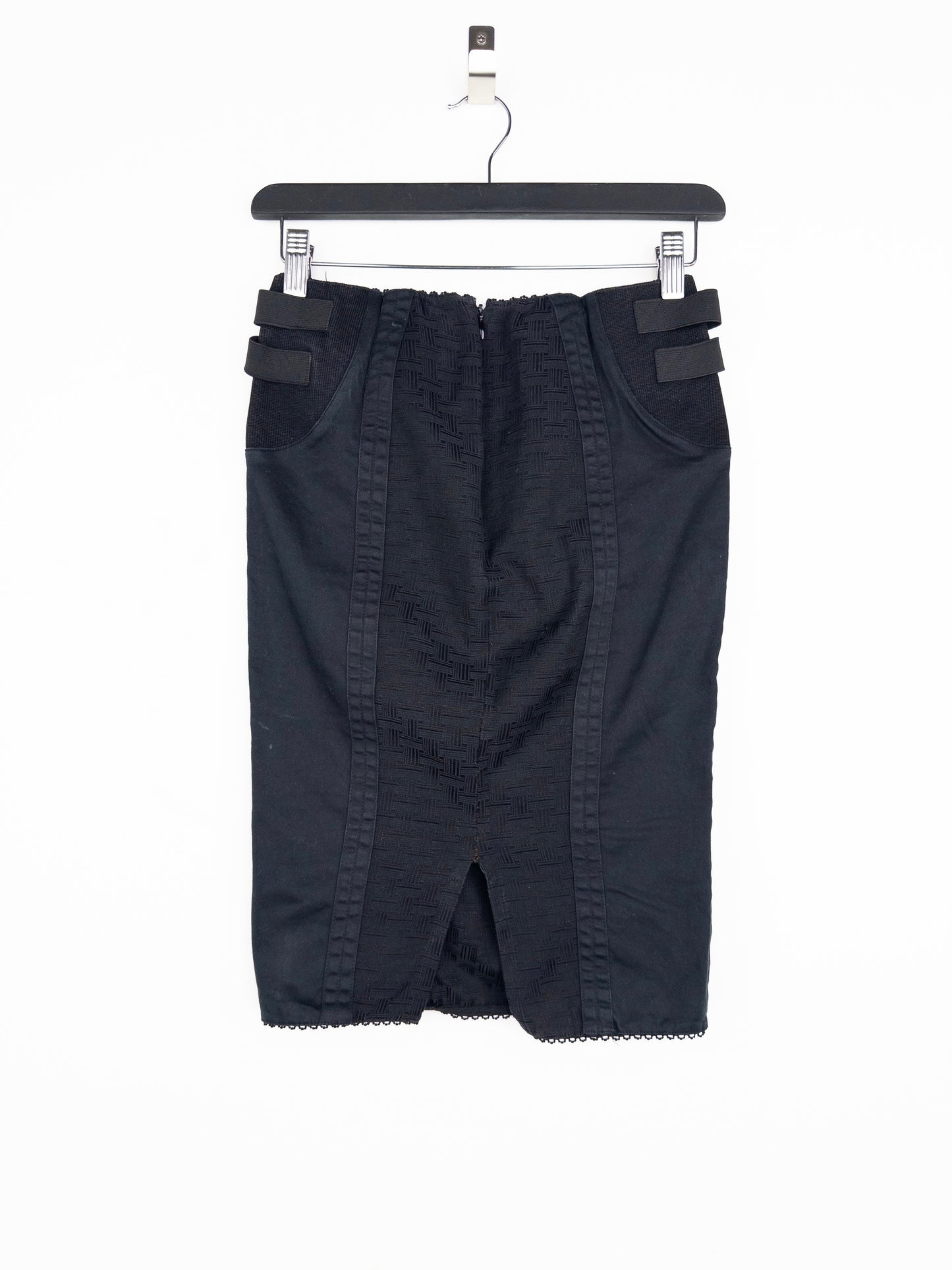 Dolce & Gabbana SS02 Bondage Pencil Midi-Skirt