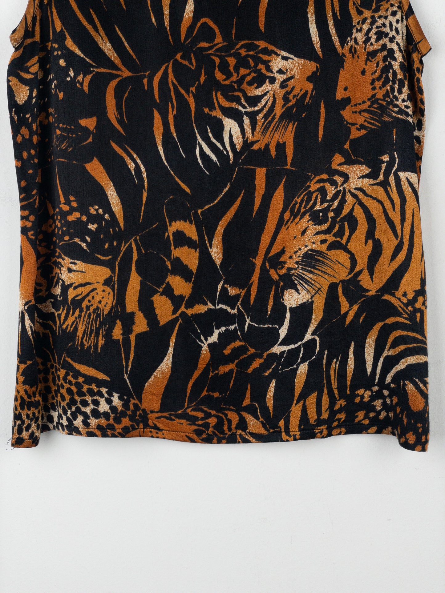 Yves Saint Laurent Rive Gauche by Tom Ford Tiger Print Tank Top