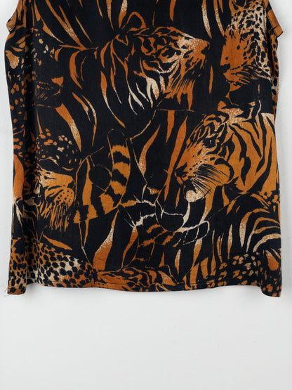 Yves Saint Laurent Rive Gauche by Tom Ford Tiger Print Tank Top