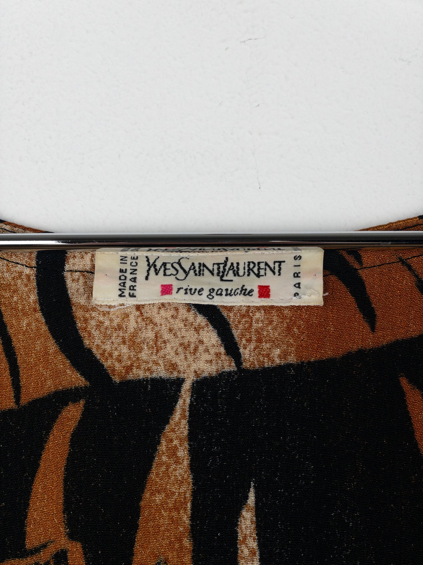 Yves Saint Laurent Rive Gauche by Tom Ford Tiger Print Tank Top