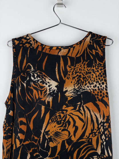 Yves Saint Laurent Rive Gauche by Tom Ford Tiger Print Tank Top