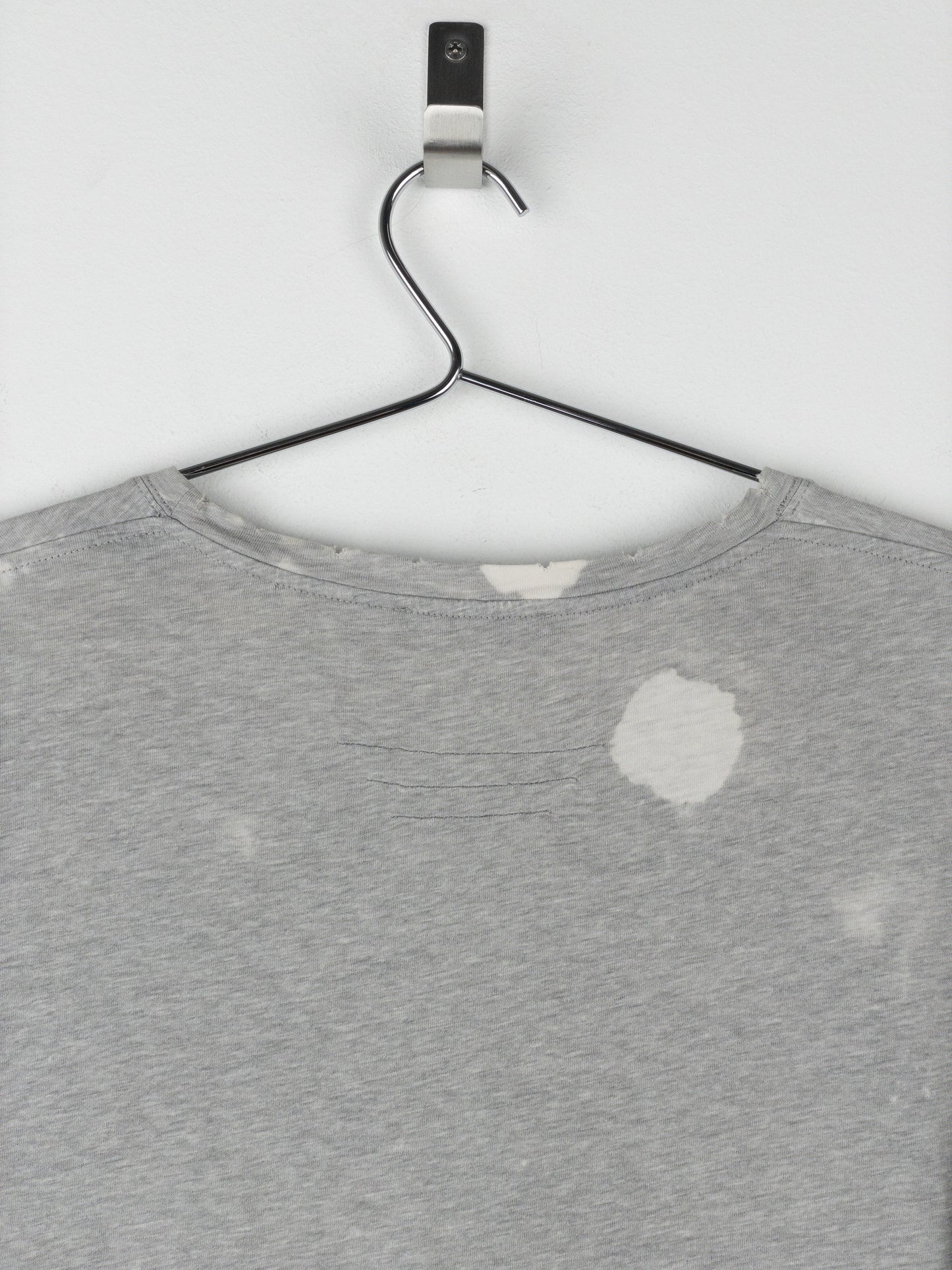 Balmain by Decarnin AW10 Distressed Bleach Stain T-Shirt