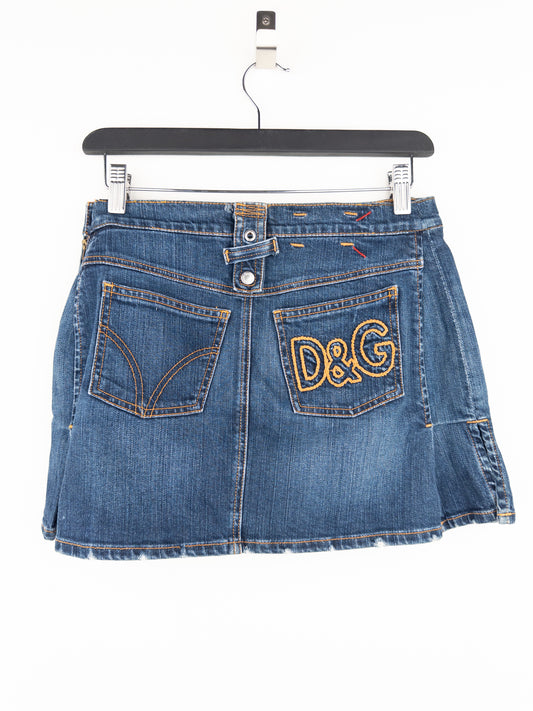 Dolce & Gabbana 2000s Denim Mini-Skirt