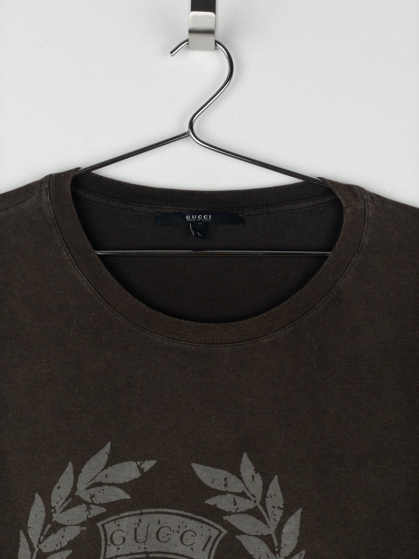 Gucci ‘Made in Italy’ Crest Print T-Shirt