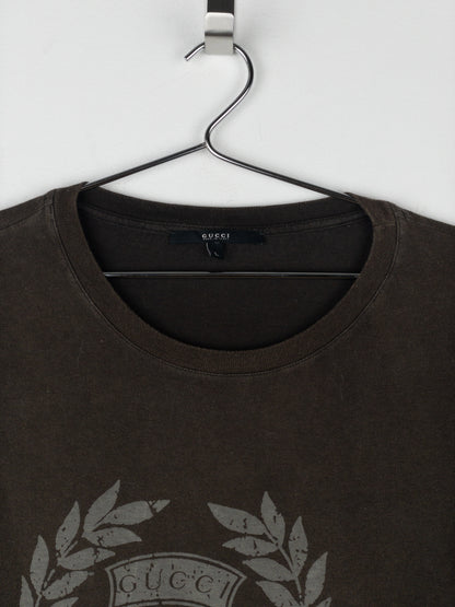 Gucci ‘Made in Italy’ Crest Print T-Shirt