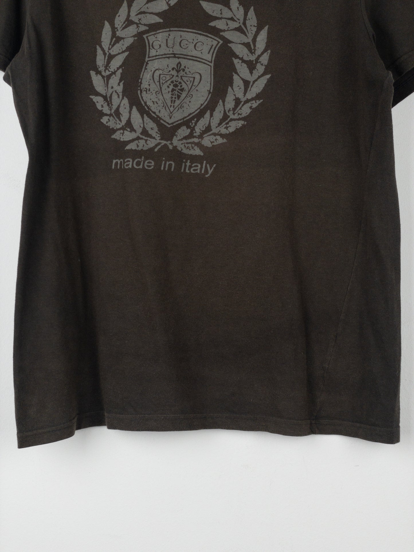 Gucci ‘Made in Italy’ Crest Print T-Shirt