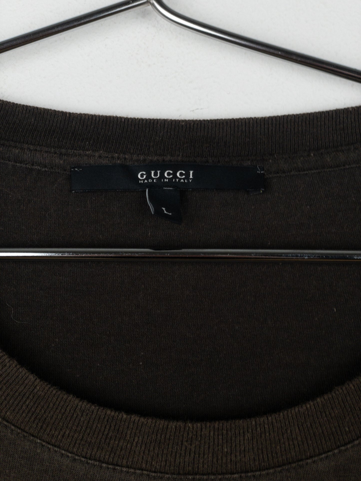 Gucci ‘Made in Italy’ Crest Print T-Shirt