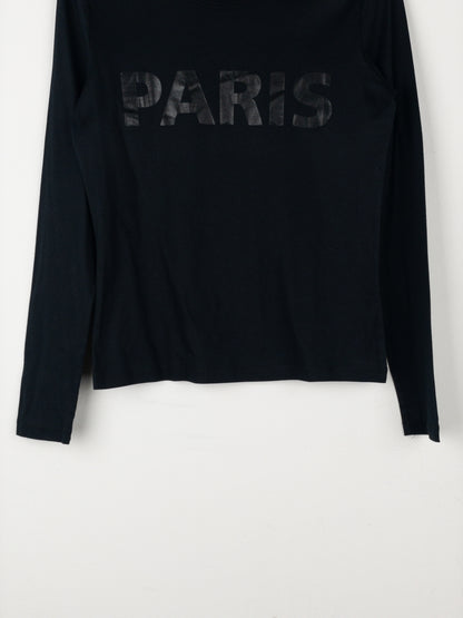 Helmut Lang AW02 ‘Paris’ Print Backstage Longsleeve Shirt