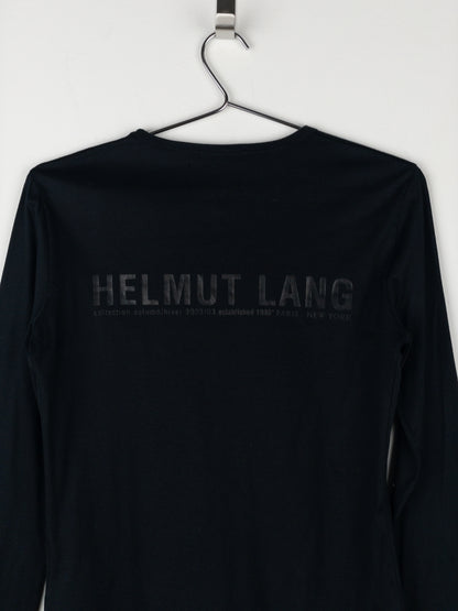 Helmut Lang AW02 ‘Paris’ Print Backstage Longsleeve Shirt