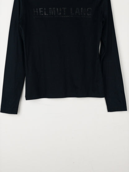 Helmut Lang AW02 ‘Paris’ Print Backstage Longsleeve Shirt