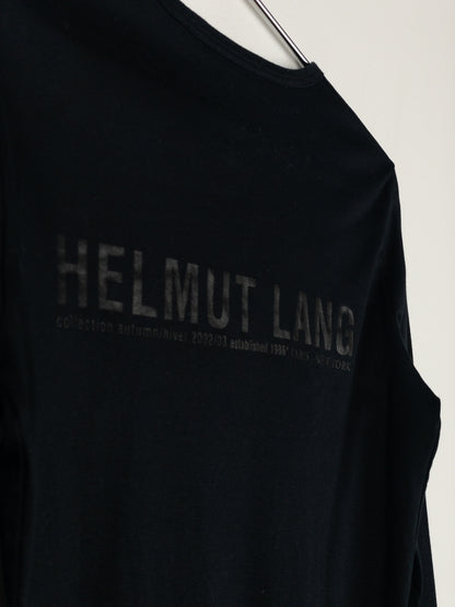 Helmut Lang AW02 ‘Paris’ Print Backstage Longsleeve Shirt