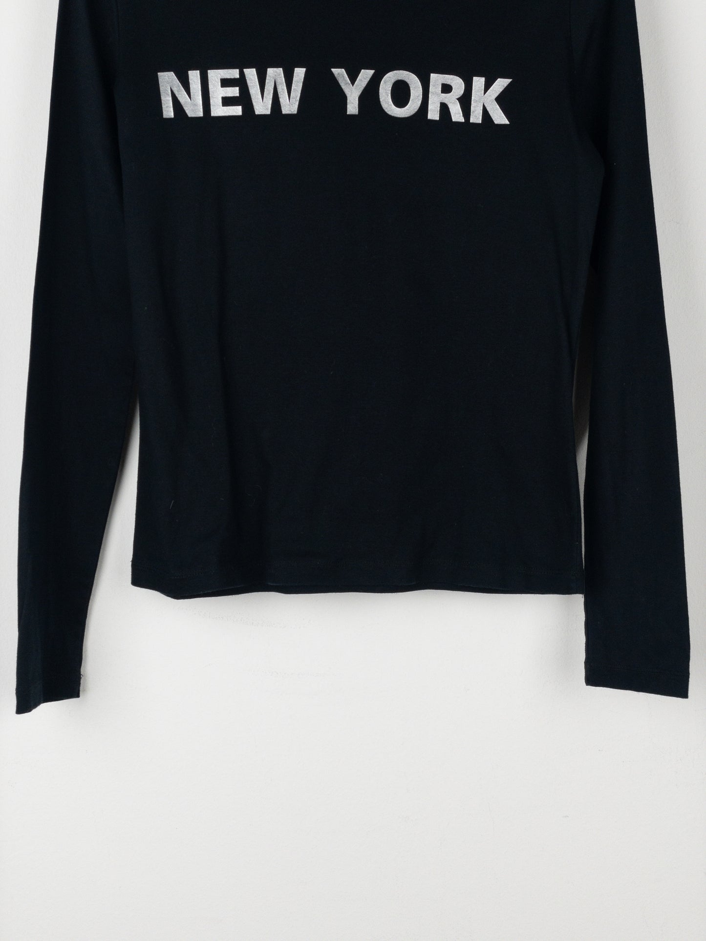 Helmut Lang AW02 ‘New York’ Print Backstage Longsleeve Shirt